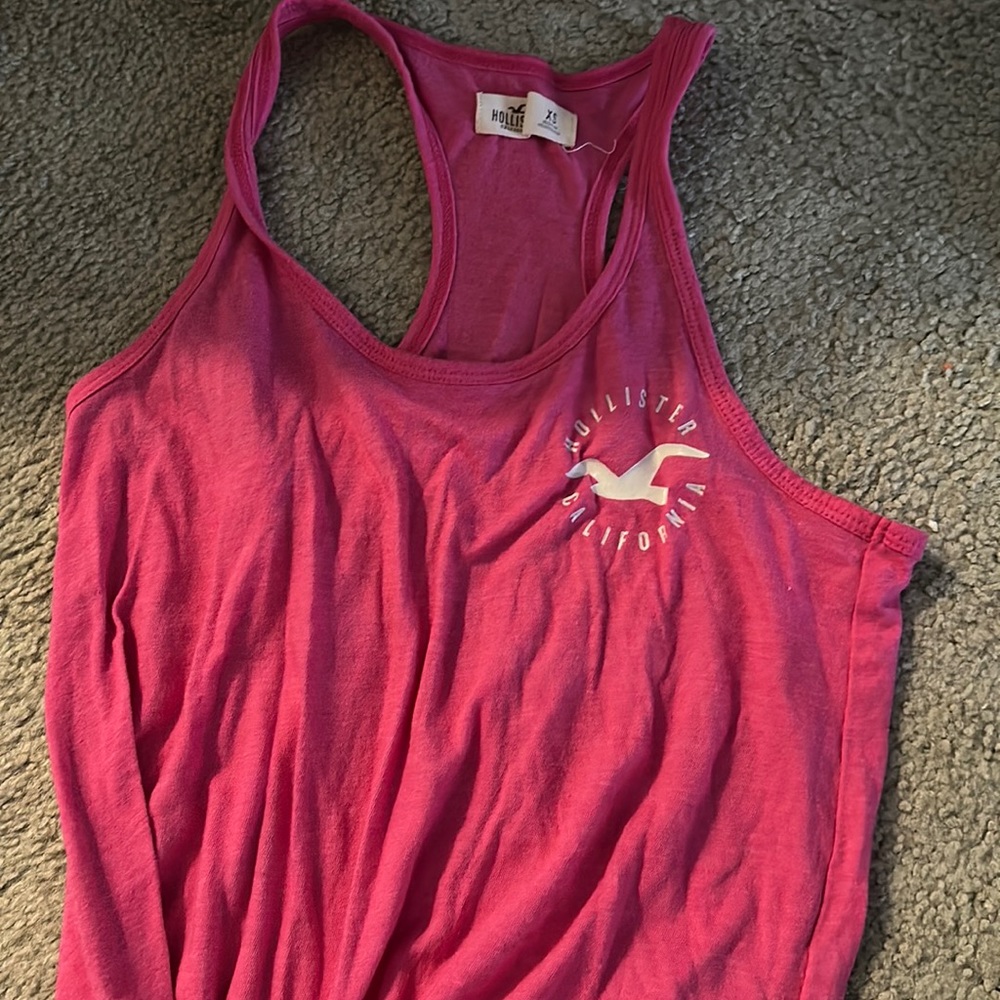 Pink Front Tie Summer Top